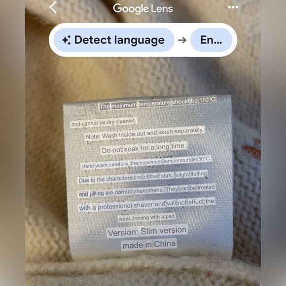 Fairwhale Cozy Cabin Crewneck Sweater S - Picture 8 of 8